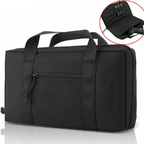 Pistola táctica estuche blando caza campo de tiro pistola cargador bolsa de transporte - Imagen 3 de 14