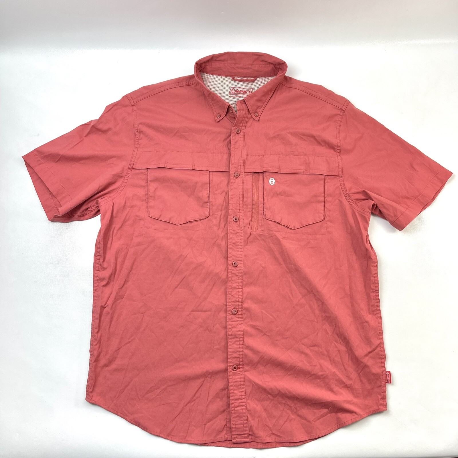 Coleman Outdoor Button Up Solid Vented Fishing St… - image 1