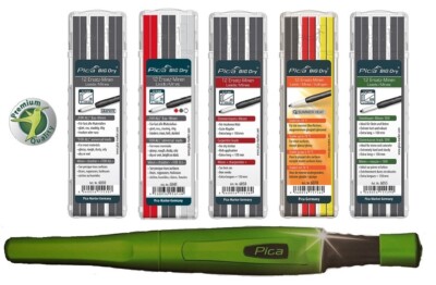 Pica BIG Dry  Zimmermannsbleistift im Holster und/ oder Ersatzminen verschiedene