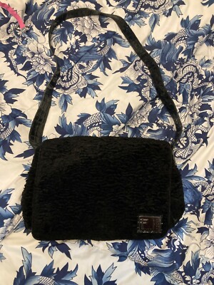 F Studio by Carlos Falchi Women FAUX FUR Crossbody Bag  11 BY 9 