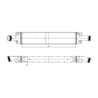 NRF 309046 LadeluftküHler TurboküHler Intercooler LLK KüHler Ladeluft