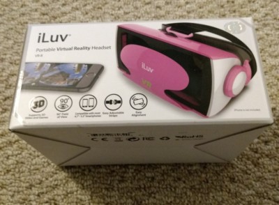iLuv 3D Virtual Reality Headset for Smartphone - Pink VR-8 NEW IN ...