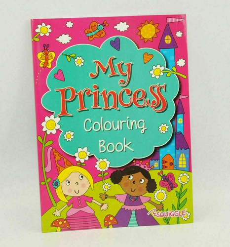 Kids Girls Boys My Princess Ballerina A4 Colouring Books 70 Pages - Picture 2 of 7