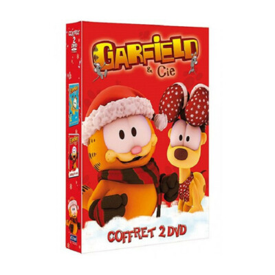 Garfield & Cie Chat plane pour moi + Garfield fête noël COFFRET DVD NEUF