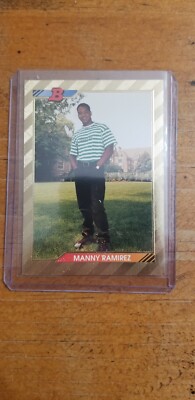 1992 BOWMAN GOLD MANNY RAMIREZ ROOKIE  CARD