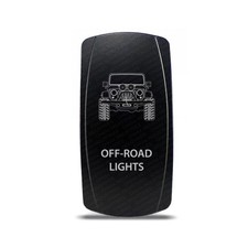 Rocker Switch For Jeep Wrangler Jk Off-road Lights Symbol - White Led Rocker Switch For Jeep Wrangler Jk Off-road Lights Symbol - White Led