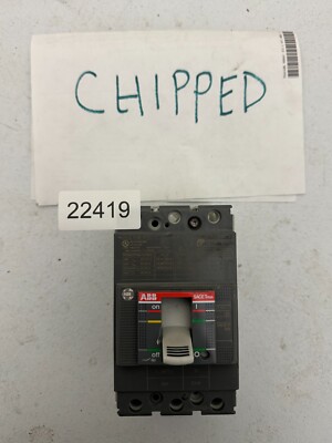 ABB TMAX-XT1H125 3P Circuit Breaker ''CHIPPED''