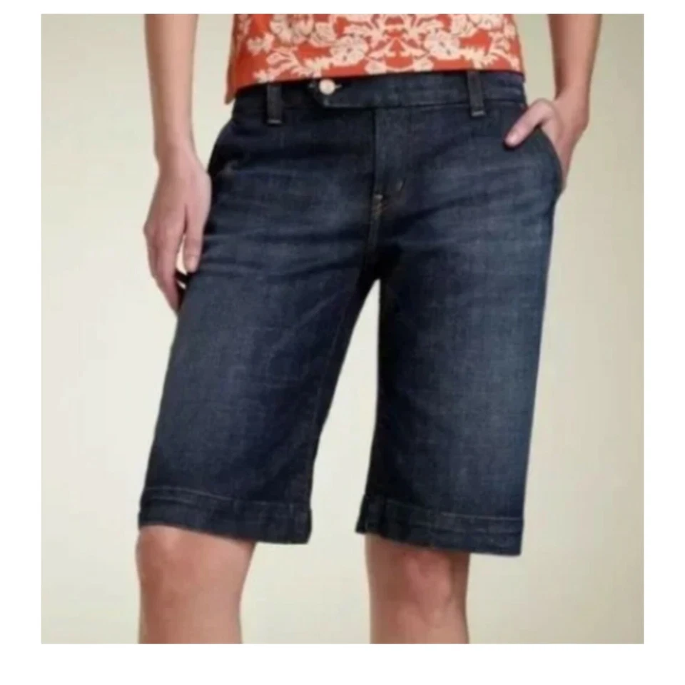 Citizens Of Humanity By Jerome Dahan Bermuda Shorts Stretch Designer USA Made 25 - Image 2 of 4