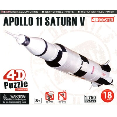 Apollo 11 Saturn V 1:750 Kit 4DMaster Angriffsebene