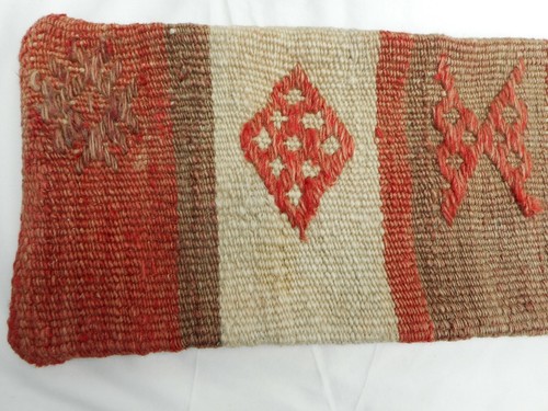 Unique Kilim Pillow Cover 7x23" Case from Kilim Rug Hidden Zipper Amazing Work - Picture 5 of 9