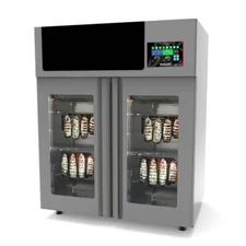 Omcan USA 44954 Stagionello Evo Meat Curing Cabinet with Glass Door, 132Ibs 2...