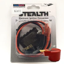 Triumph GT6/ Vitesse Stealth Electronic ignition for DELCO  + Red Rotor Arm 