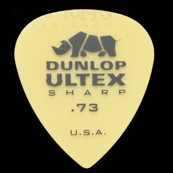 Dunlop Ultex scharfe Gitarren-Plektren Gitarrenplektren 0,73 mm - 6 10 12 20 24 36