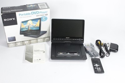 Sony DVP-FX930 Portable CD/DVD Player w Remote Car Adapter Manual Box - Tested