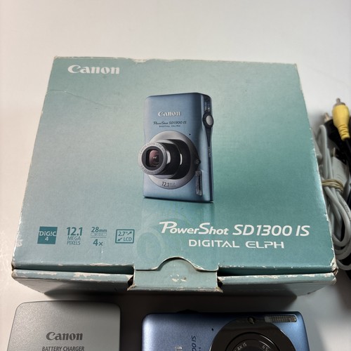 Canon PowerShot SD1300 IS ELPH 12.1MP Digital Camera 4x Optical - Picture 4 of 14