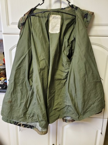 Vintage Camouflage Hunting/army Jacket X-large - Picture 4 of 8