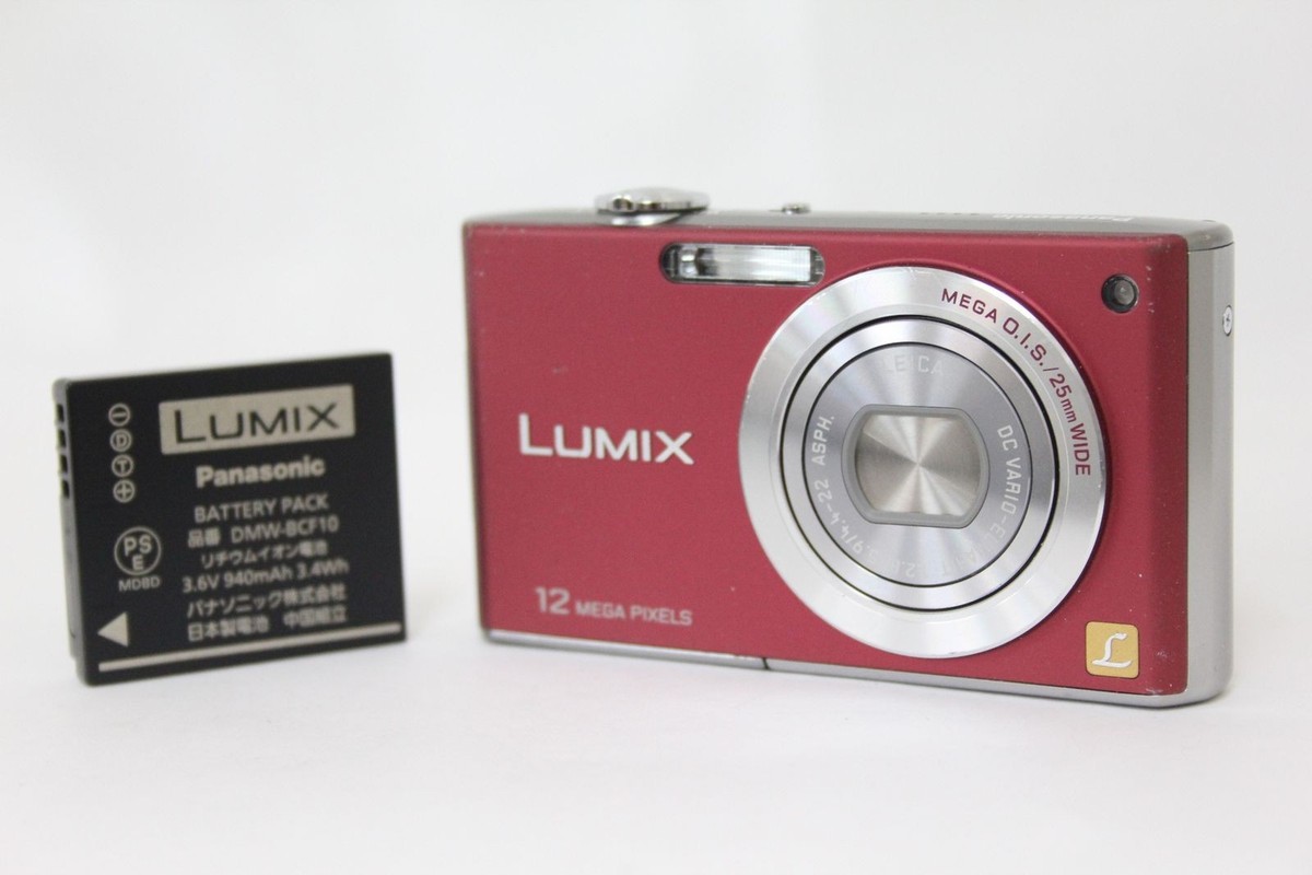 Panasonic パナソニック LUMIX DMC-FX40 ピンク コンデジ Digital Camera: Lumix Panasonic DMC-FX40 ✨12 Megapixels