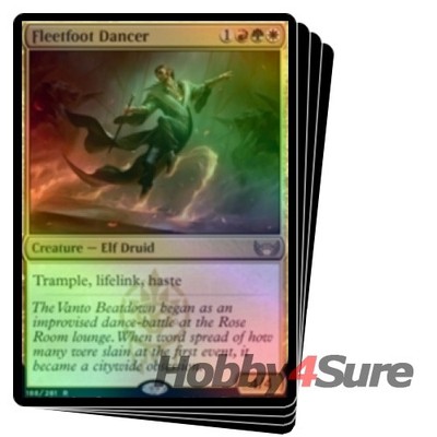 Foil Fleetfoot Dancer X4 M/NM Magic: The Gathering MTG Streets Of New Capenna