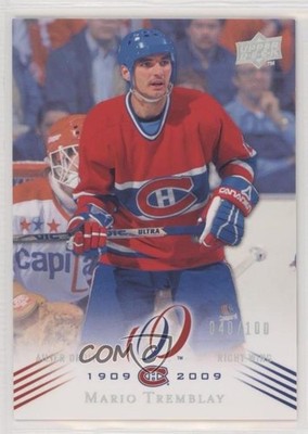 2008 Montreal Canadiens Centennial Set Parallel 100 /100 Mario Tremblay #144 0ae