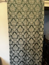 Green Patterned Curtains  2 sets 