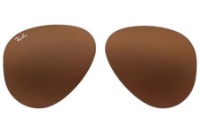 SEALED Authentic RAY-BAN Replacement Lenses RB3025 Aviator B-15 Brown 55mm