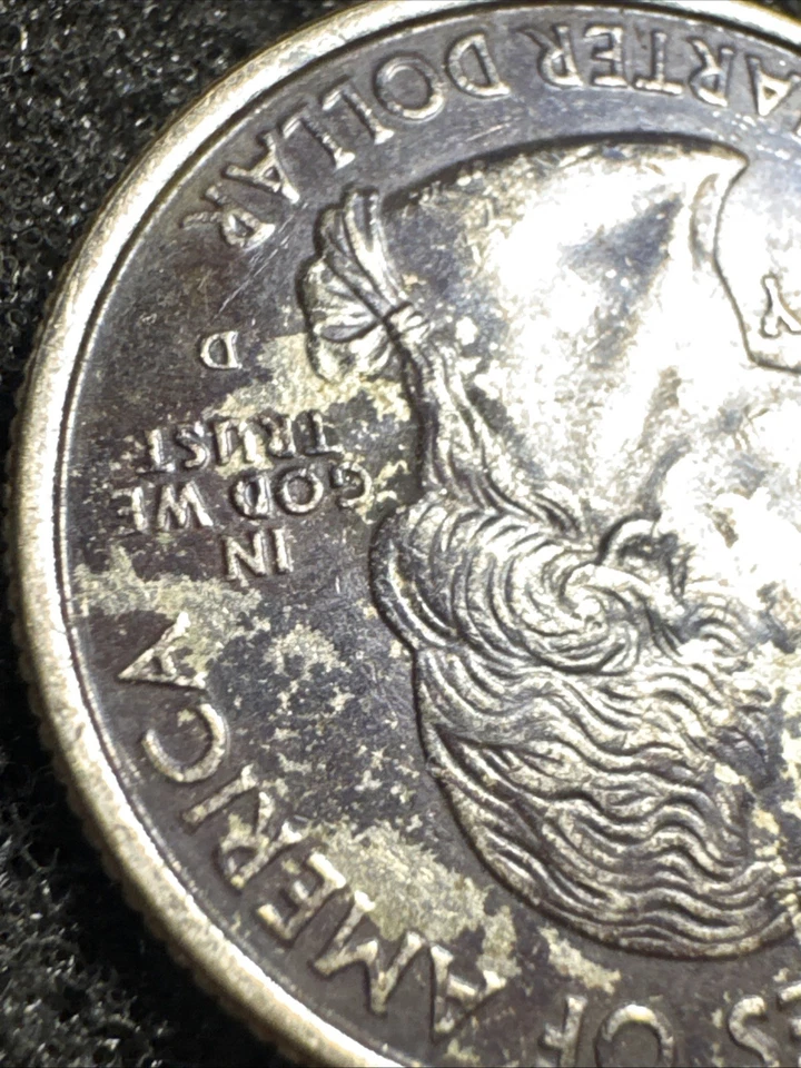 2007-D Wyoming State Quarter 1890 Denver Mint City with Rodeo Cowboy US Coin 25C - Image 4 of 4