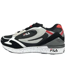 Fila Valado Shoes Men’s Size 13 Black Red White Running Sneakers New