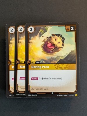 Riftbound - 3x Daring Poro - Playset
