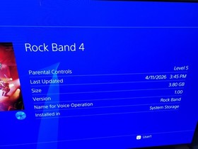 Rock Band 4 (Sony PlayStation 4, 2015) For Ps4 Tested Free Shipping. Game Only