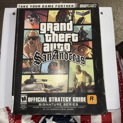 Grand Theft Auto San Andreas GTA Official Strategy Guide No Map