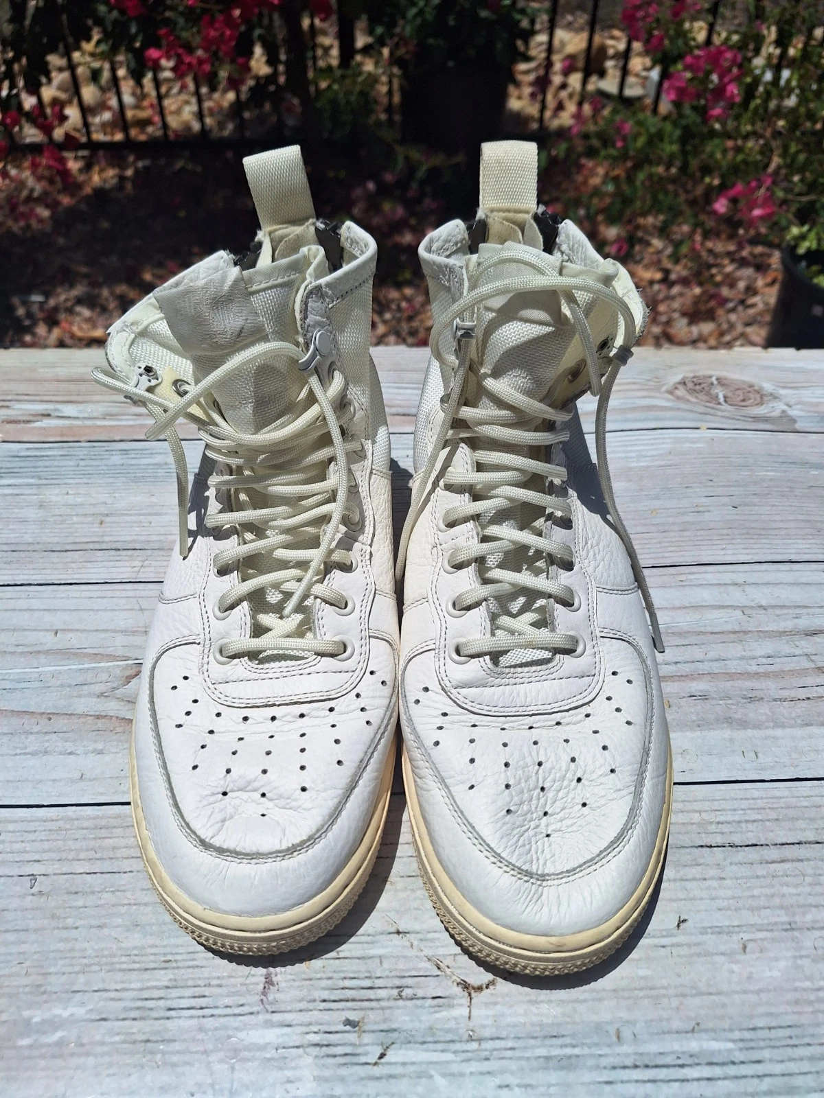 Nike SF Air Force 1 AF1 Mid "Olive Ivory" taglia 9 5 US