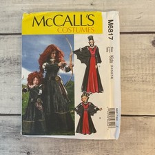 McCalls 6817 Sewing Pattern Dress Costume Medieval Renaissance Child 3-8 UNCUT
