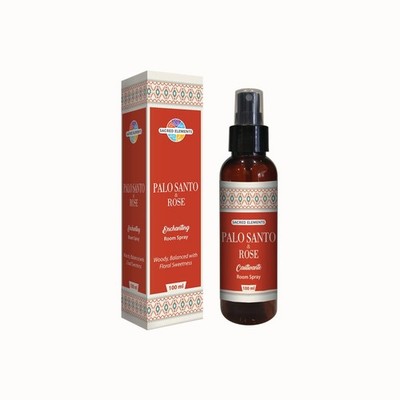 Sacred Element's Palo Santo & Rose Room Spray | Natural Purifying Mist for En...