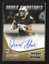 Jacob Harris 2021 Panini Chronicles Draft Picks #TS-JHA Rookie Signatures TYJ