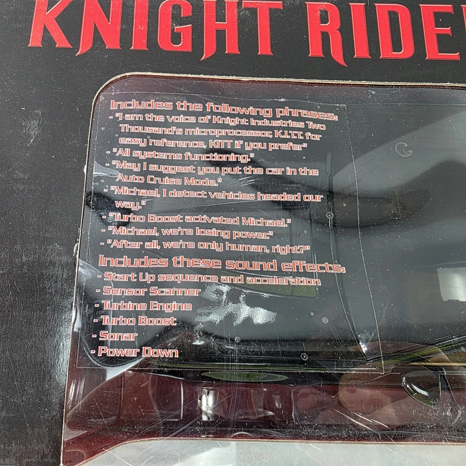 Knight Rider Electronic 1/15 Scale KITT Vehicle Car Diamond Select Toys SEALED - Image 3 of 4