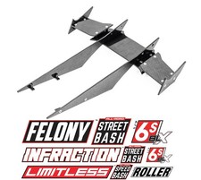 CARBON FIBER WING MOUNT FOR 1/7 ARRMA BITTYDESIGN SEVEN65 INFRACTION LIMITLESS