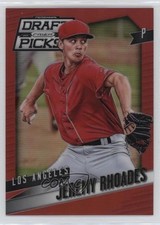 2014 Panini Prizm Perennial Draft Picks Red 71/100 Jeremy Rhoades #35 1b6b