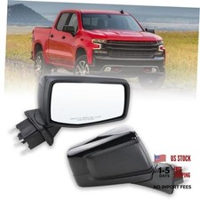 Right Passenger Side Mirror Compatible with 2019-2025 Chevy R-7Pins Black
