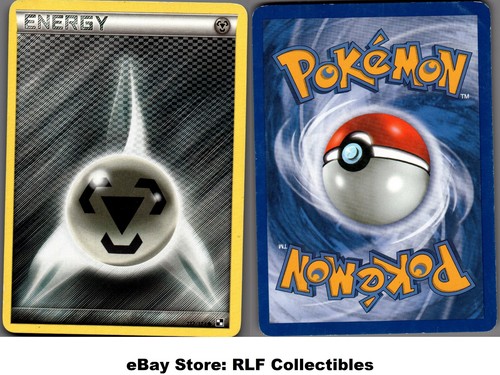 2011 Pokemon, Black & White Base, #112/114 Metal Energy, Common (b)
