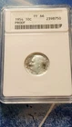 1954 Proof Roosevelt Dime 10c Toner PF66-Old White "Soapbox" Holder!!!