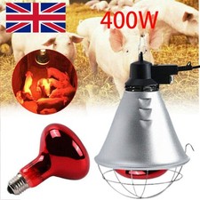 Infrared Heat Lamp Poultry, Puppies, Dog, Kittens Piglets Animals With 400W Bulb