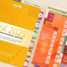Index Tabs for CPT 2025 Professional Edition AMA Version | CPT Code Book 2025