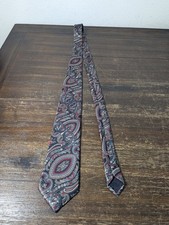 NEW Etienne Aigner Men's Tie Necktie Paisley Italian Silk Vintage 56" NWT
