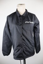 VANS GIUBBINO GIACCA DONNA TG S WOMAN JACKET VINTAGE CASUAL BOTTONI NERO LOGO