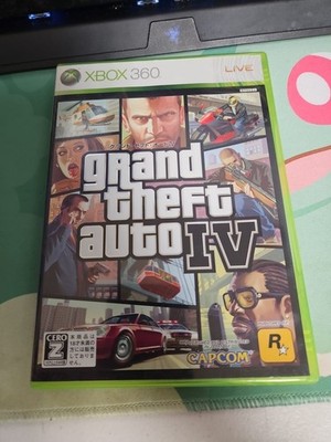 Grand Theft Auto IV 4 Xbox 360 JAPAN JAPANESE JP IMPORT COMPLETE CIB WITH MAP