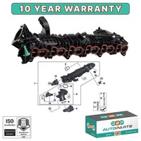 AnsaugkrüMmer 7811909 FüR BMW 6Er F12 F13 F06, 7Er F01 F02 F03 F04