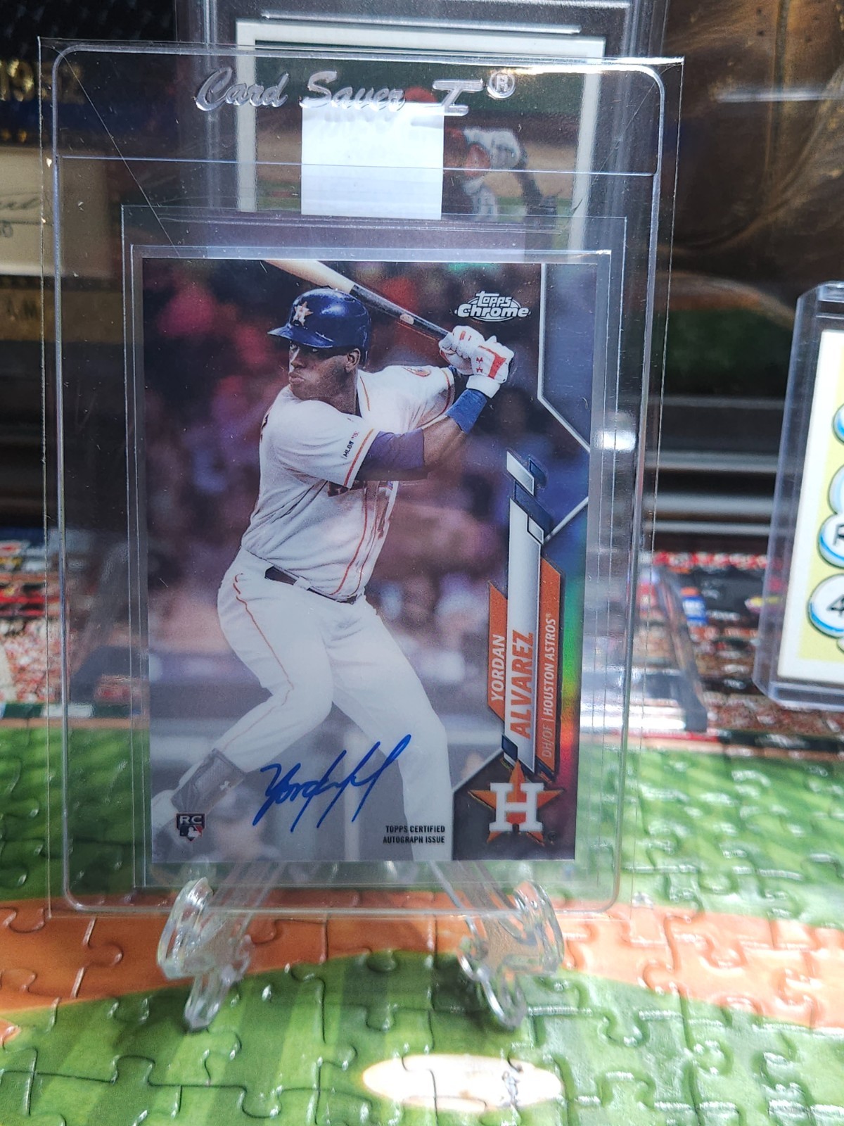 2020 Topps Chrome - Rookie Autographs Yordan Alvarez #RA-YA Refractor /499