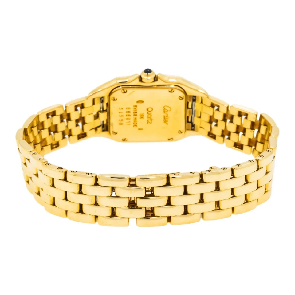 Cartier Panthère 23mm 18K Yellow Gold White Dial Quartz Watch 866911 - Image 3 of 4