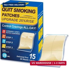 Nicotine Patches Step 1 28mg , Adjustable Nicotine Patches 21mg, 14mg, 7mg via