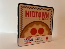 New In Sealed Box Midtown By H-E-B Pizza Box Puzzle HEB Brand Shop 210 Pieces